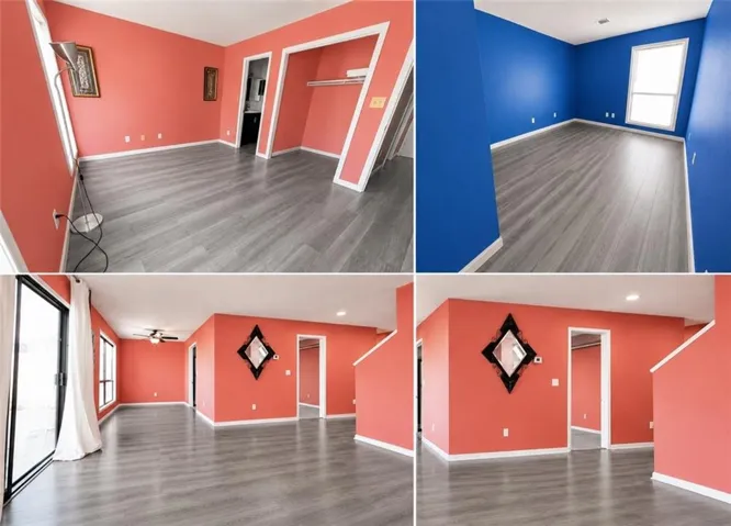 Dinning and living room and upstairs bedrooms