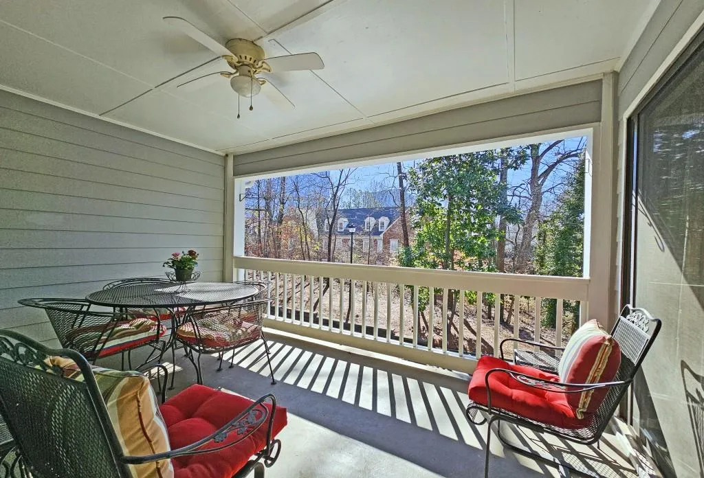 Covered Deck Off Living Room and Primary Bedroom