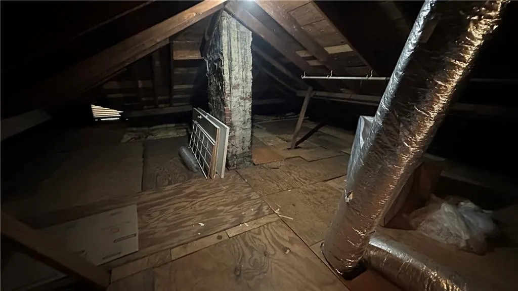 View of attic