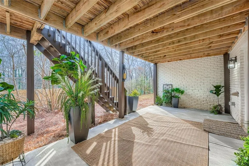View of patio / terrace with stairs
