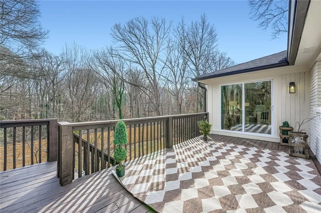 View of deck