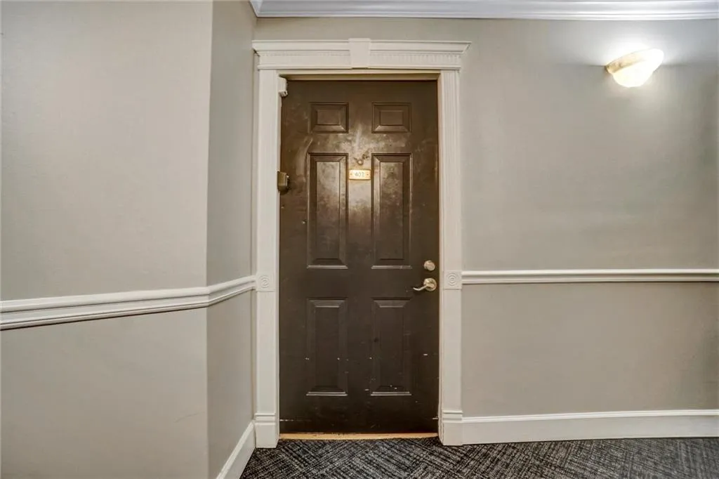 Doorway to property