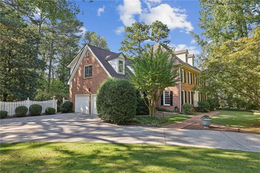 Two car, side entry garage plus plenty of additional parking.