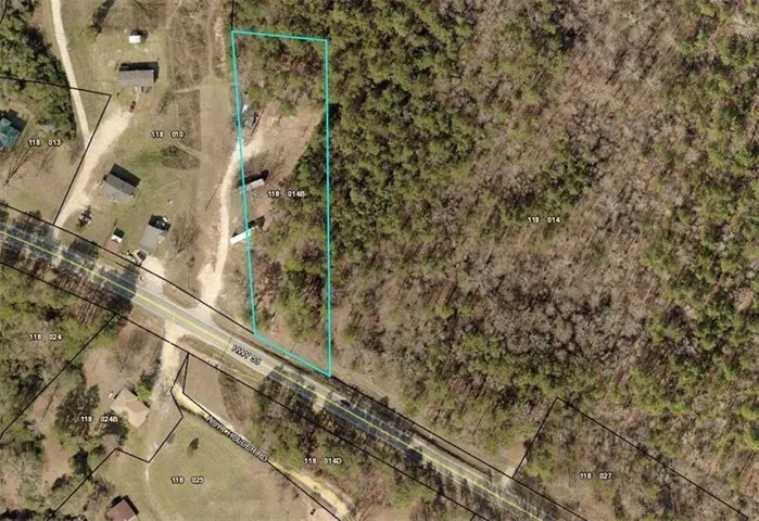 Aerial overview of property's location provided by Jackson county tax assessor