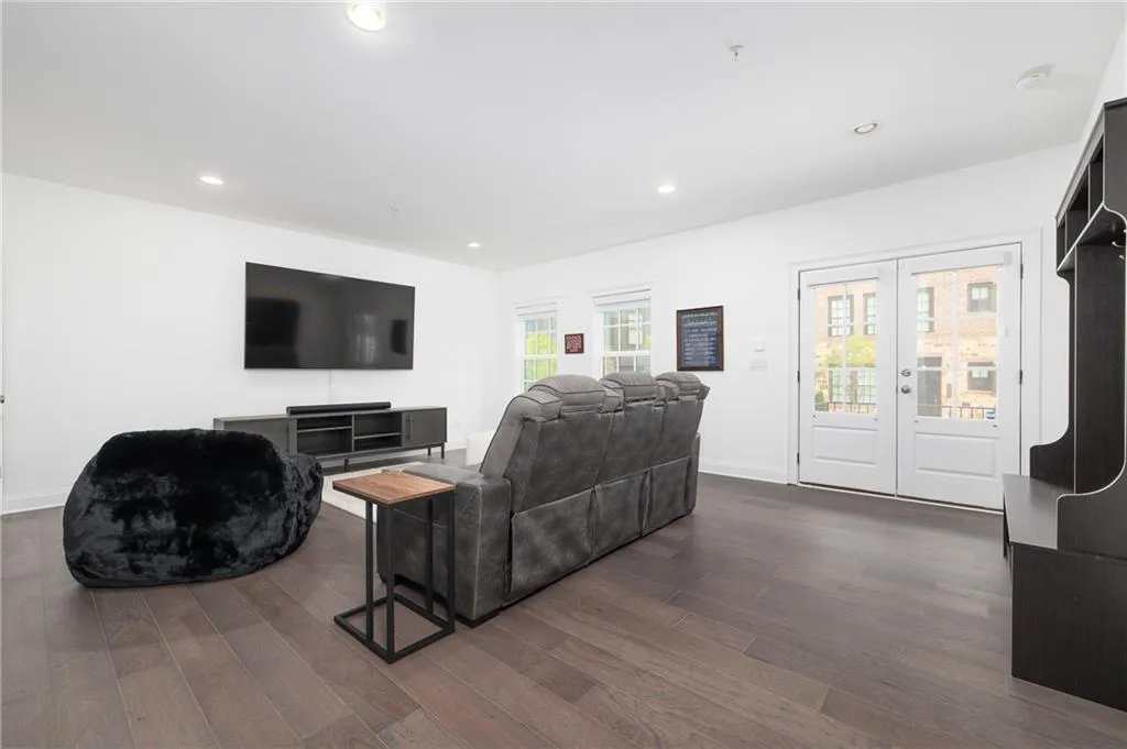 Mulitple living room areas mean teen space, media space or man cave options throughout the home