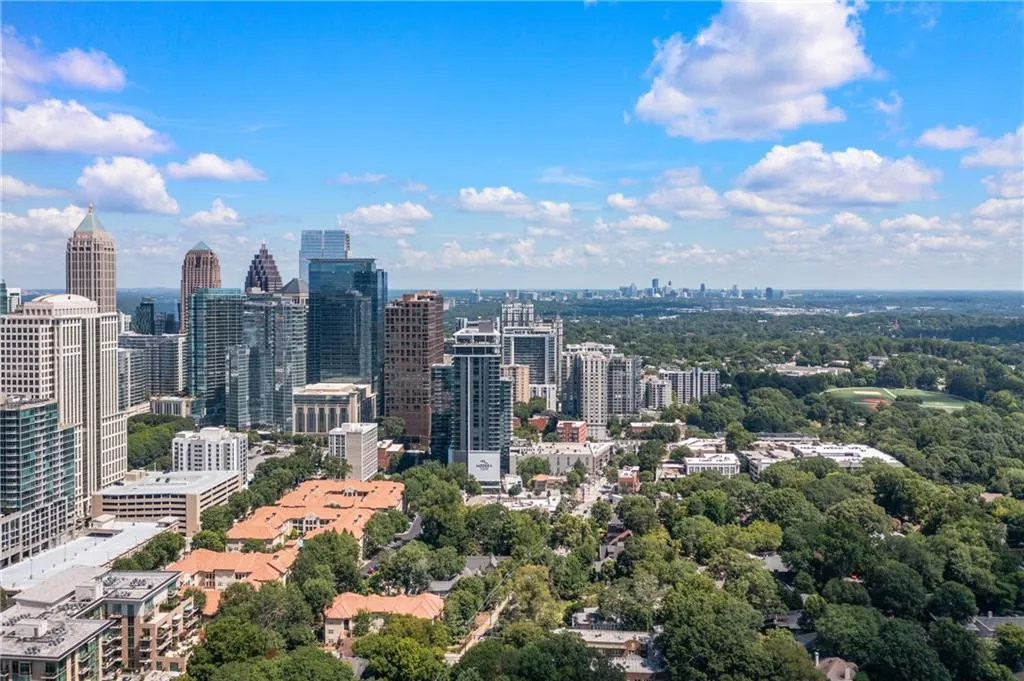 View of city skyline