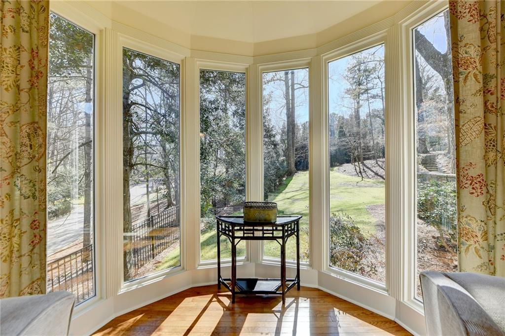 Sitting Room Window in the Master Bedroom.