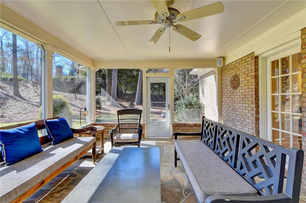 Screened in Porch.