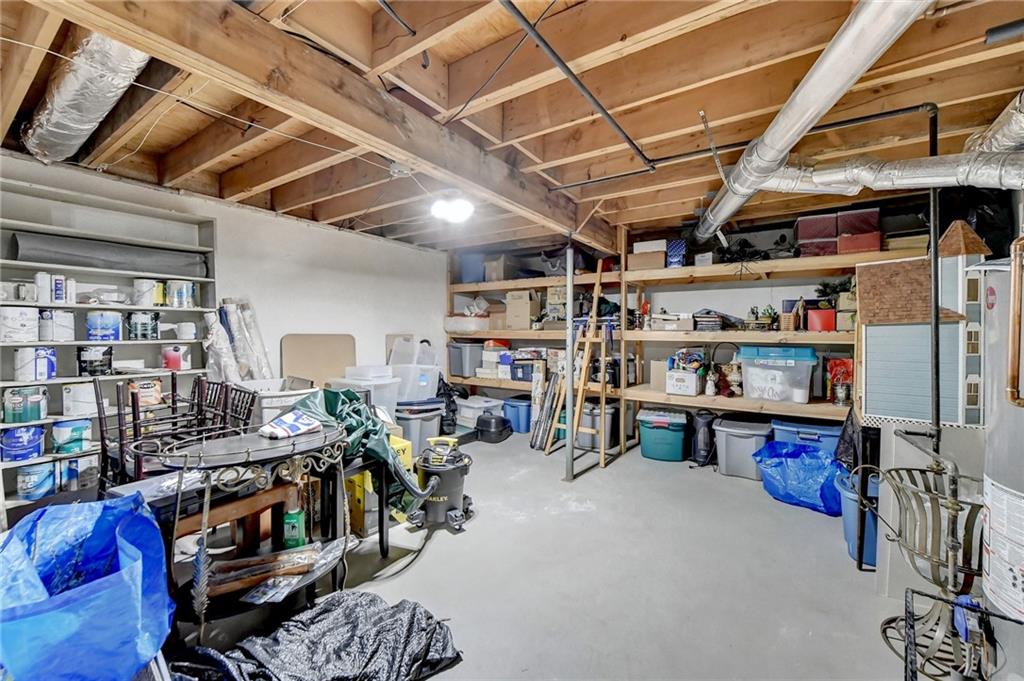 View of storage area