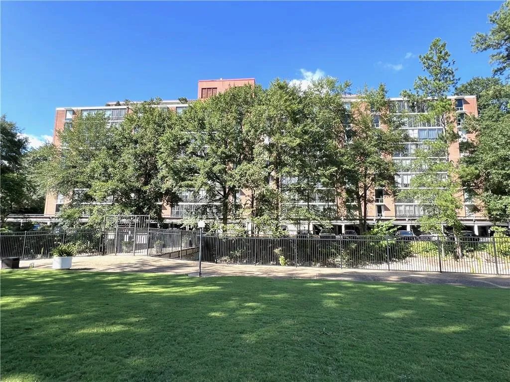 View of the rear of the building