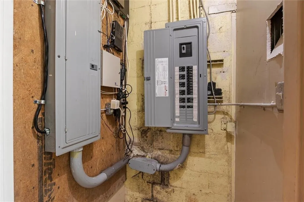 Utility room featuring electric panel