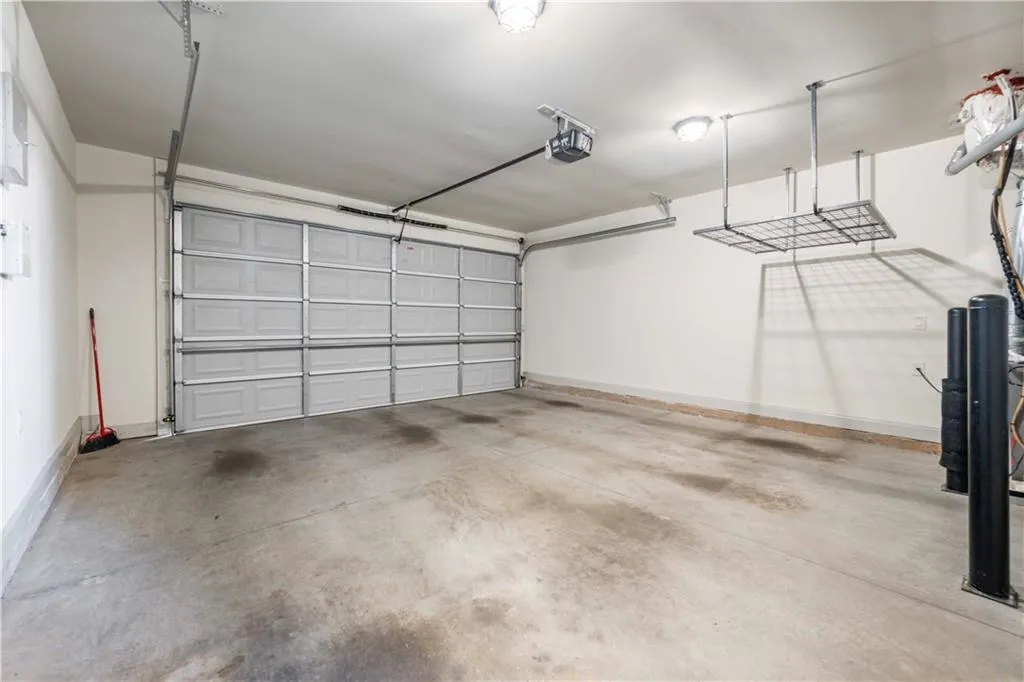 Private garage located at the back of the property has plenty of storage space!