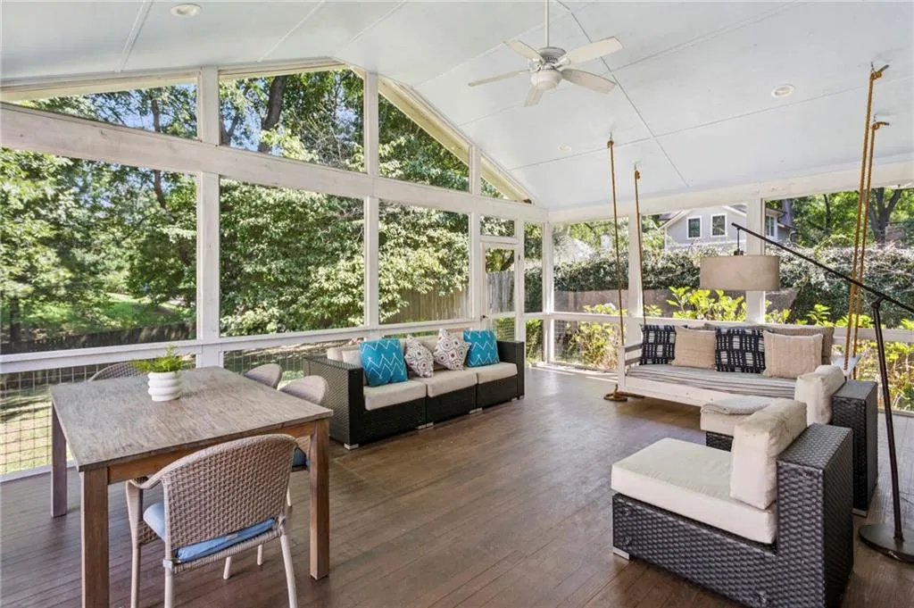 Gorgeous screened porch adds 415 sq ft of living space to this adorable bungalow!