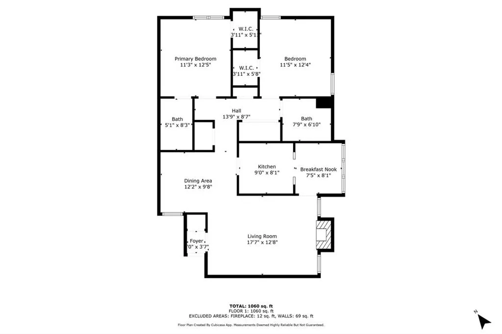View of room layout