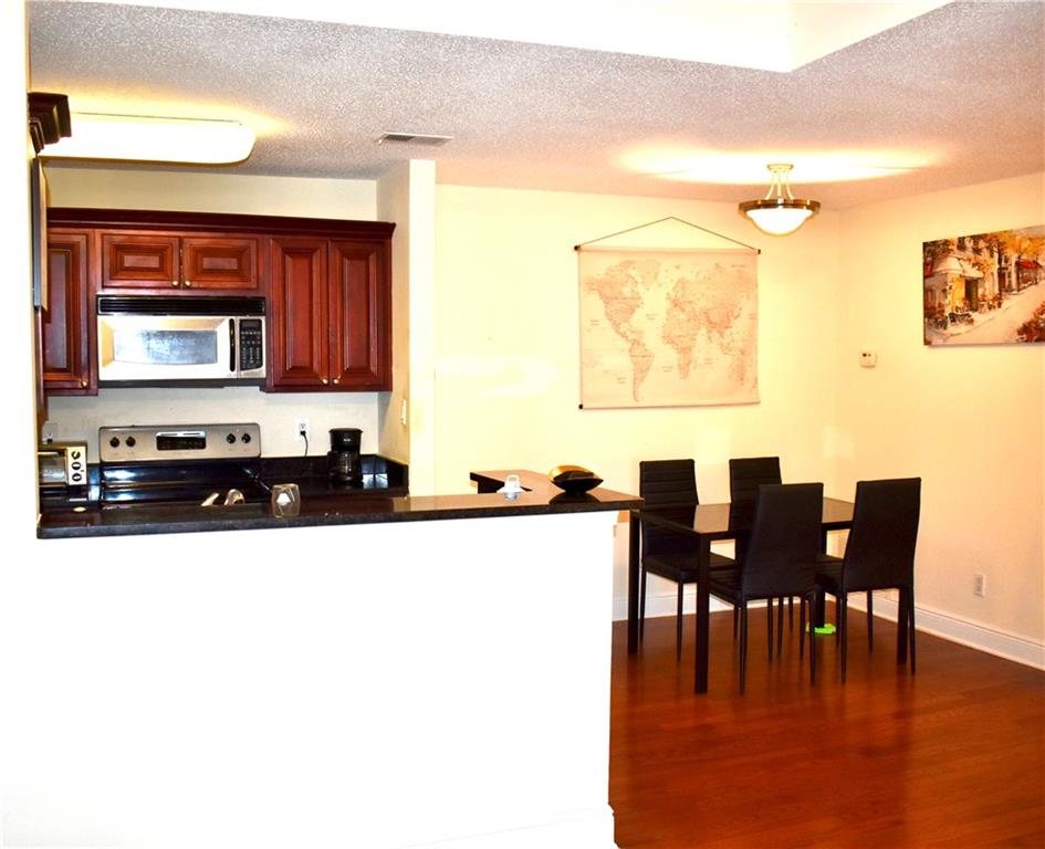 Kitchen and dining area