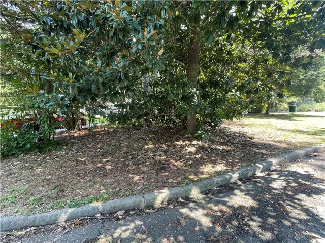 View of residential lot