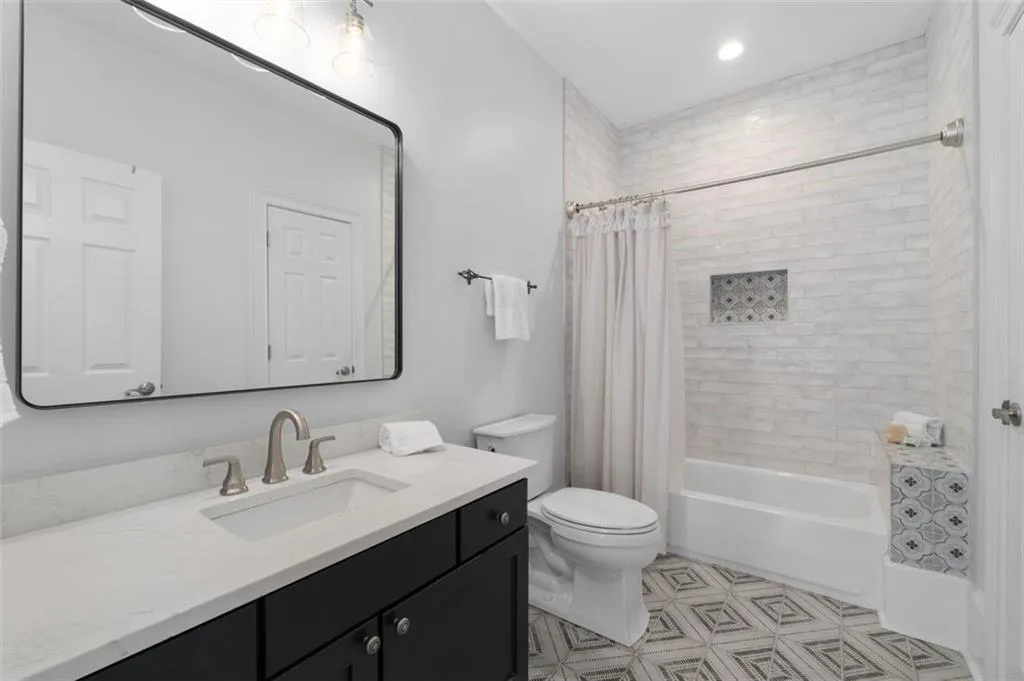 Fully renovated guest bathroom 1 w/ a linen closet