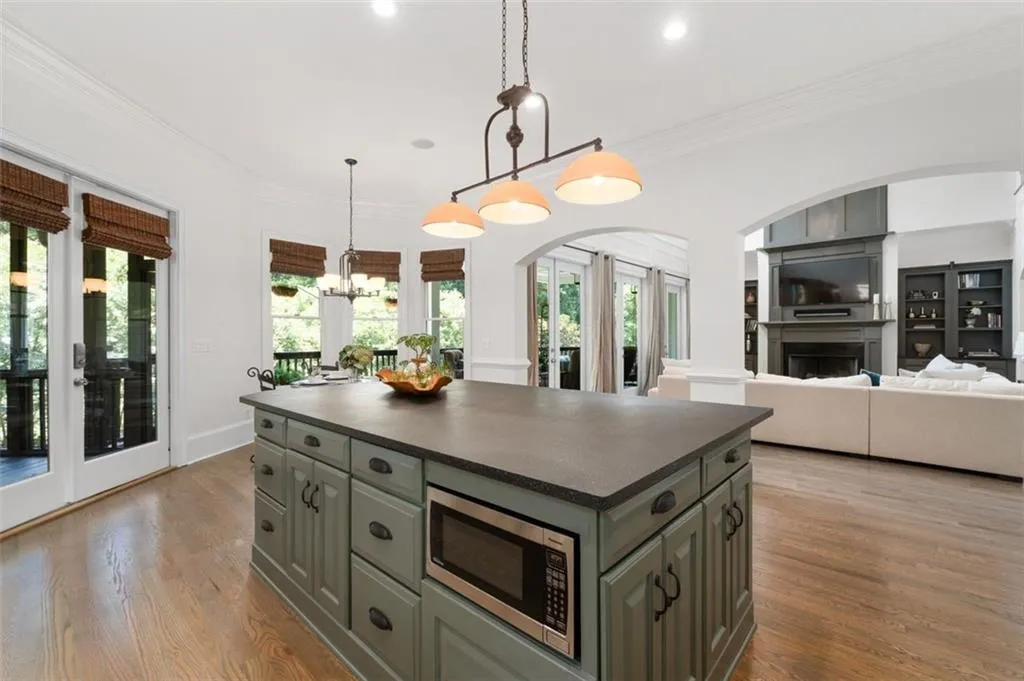 Gorgeous honed granite counters
