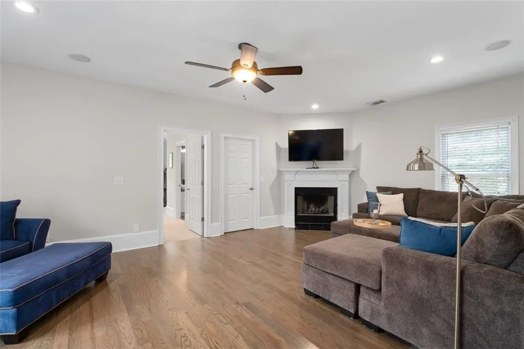 Spacious in-law suite has hardwood floors