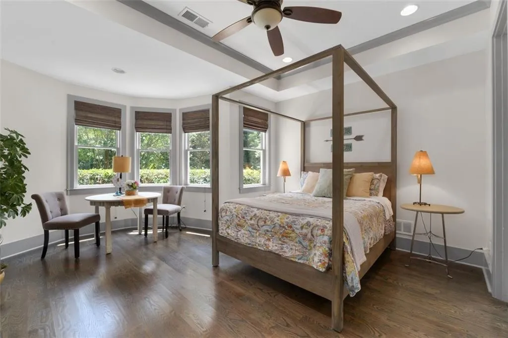 Nice-sized bedroom in the terrace level has a walk-in closet & ensuite bathroom