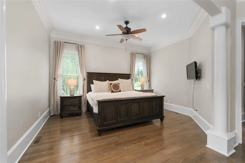 Hardwood floors throughout the main level- just refinished