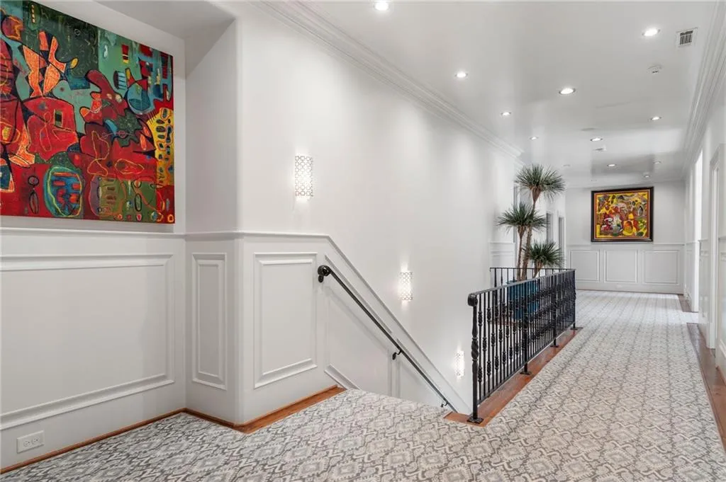Upstairs hallway.