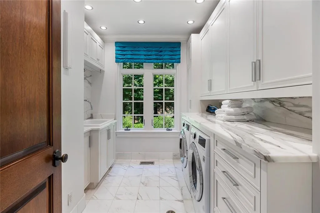 Main floor laundry. Second laundry upstairs.