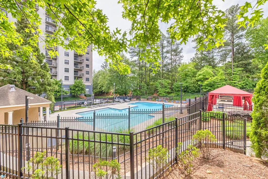 Pool area with cabanas!
