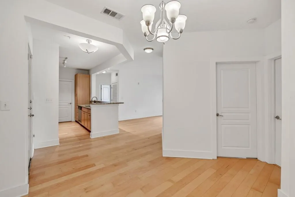 Dining room is just off the kitchen, making serving a breeze.