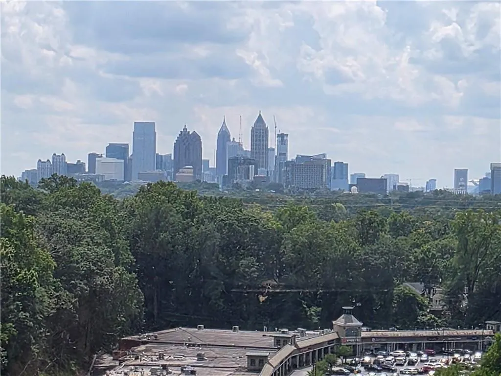 View of city skyline