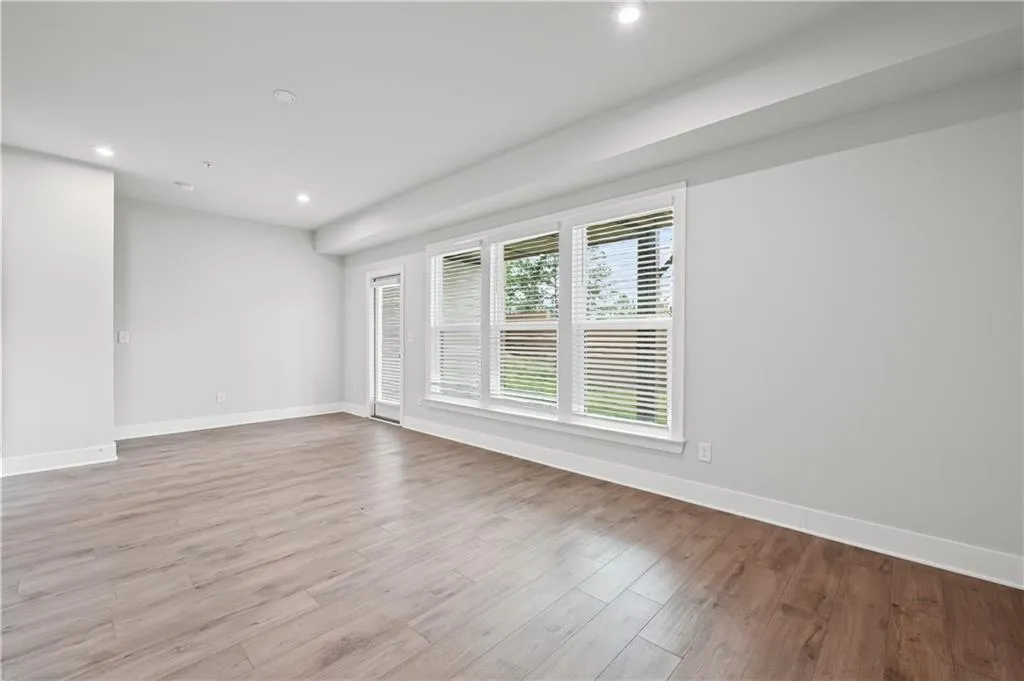 Daylight basement, with full bath, leads to  private patio and largest yard in the neighborhood
