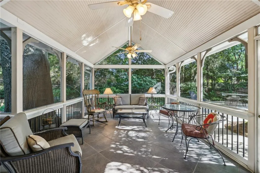 Screened porch