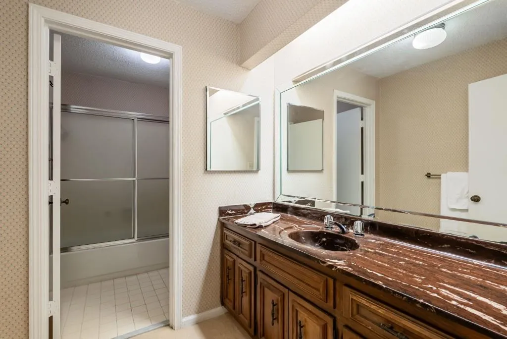 Three Bedrooms Share Guest Bath!