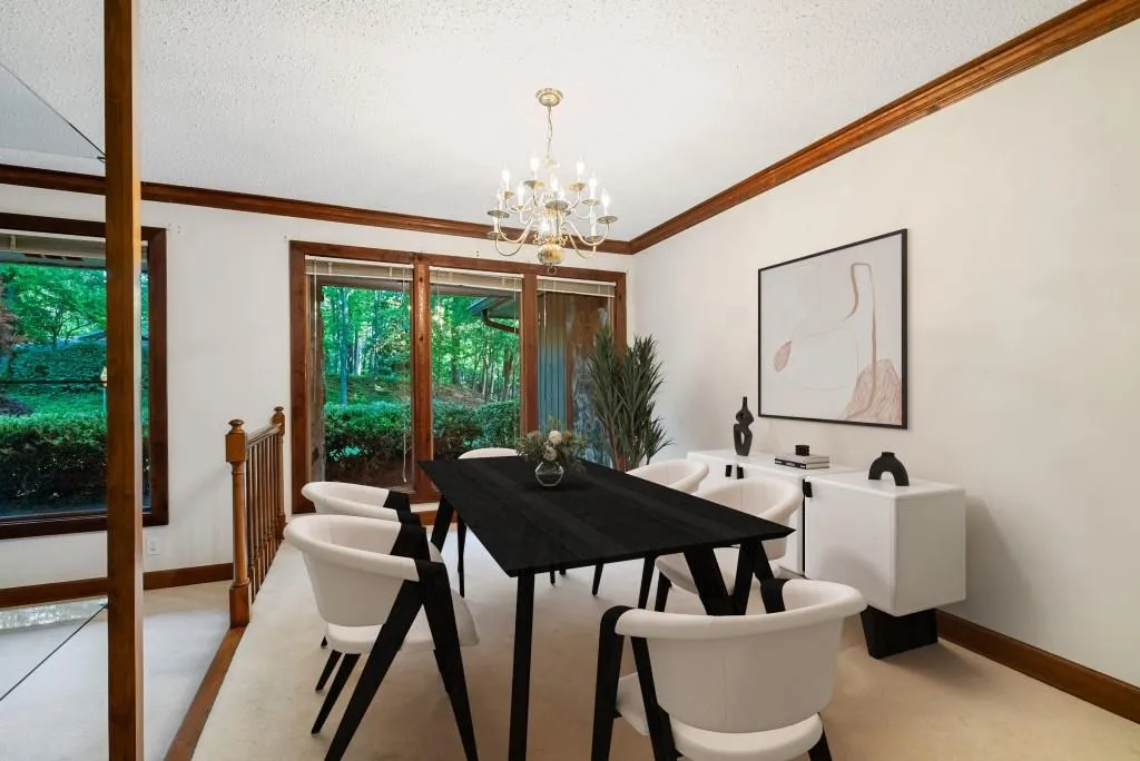This Picture Was Virtually Staged, But Imagine Your Own Pieces In This Area!