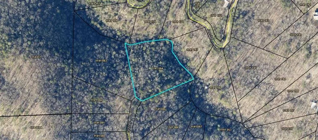 Map / location with property boundaries highlighted