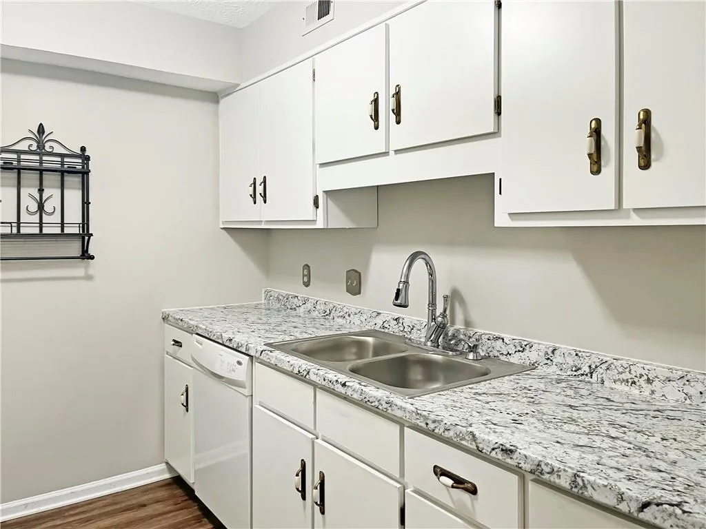 Kitchen with updated counters