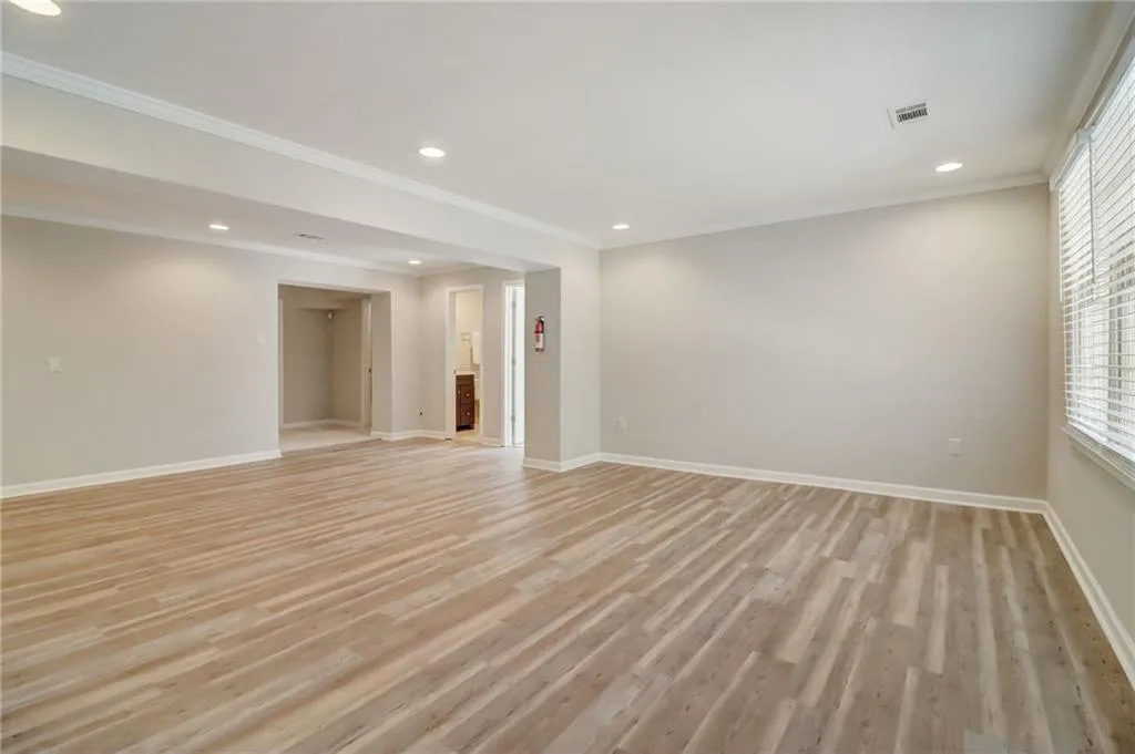 Terrace level hang out area from patio door