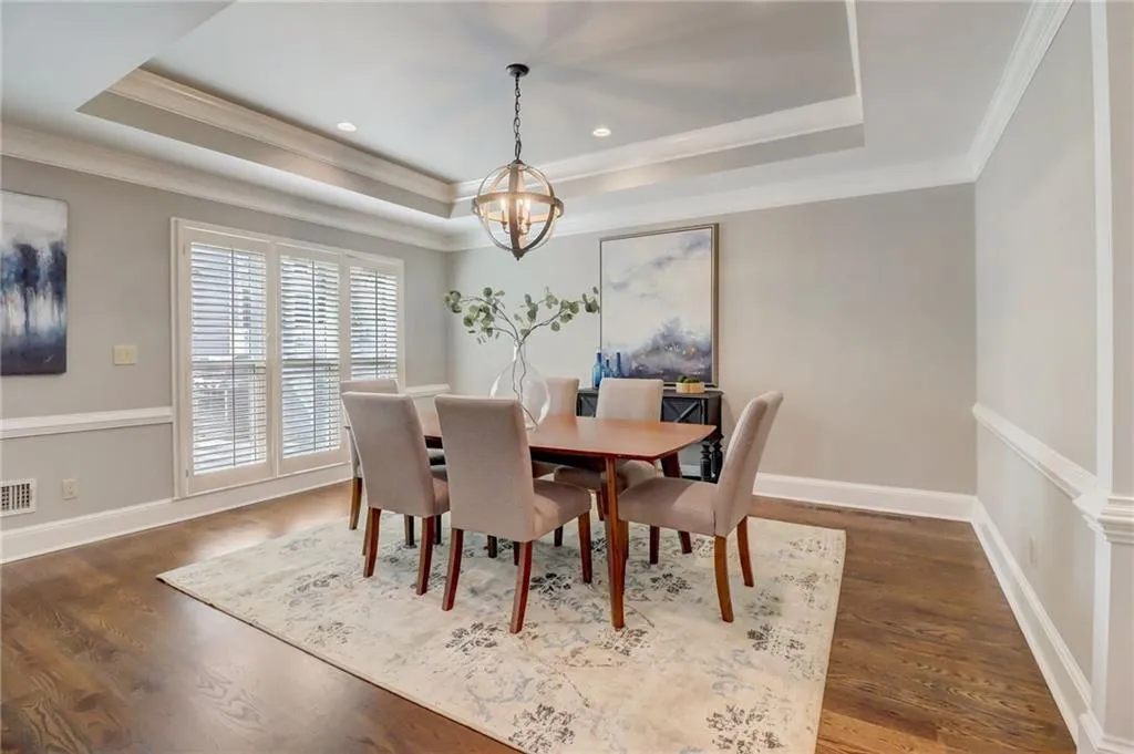 Dining area view from great room