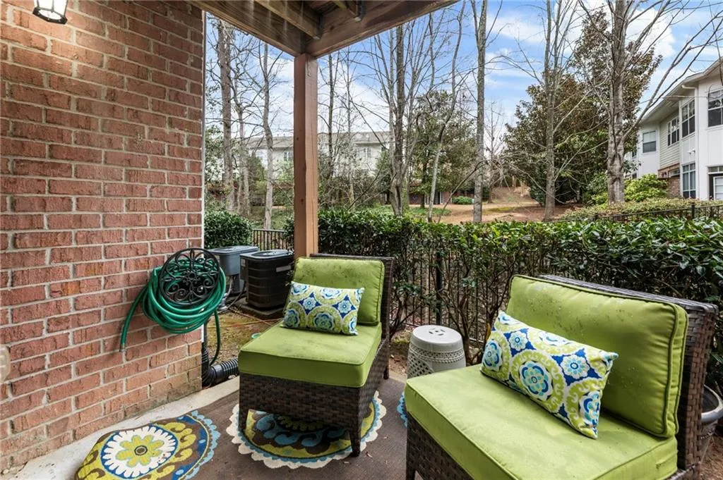 View of patio