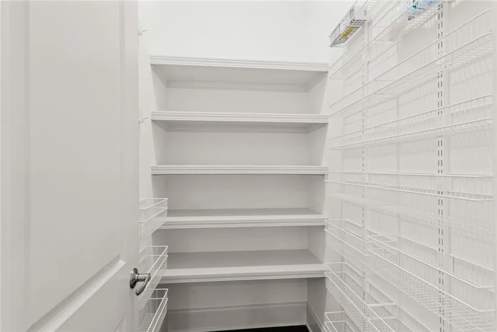 Walk in Pantry - extra shelves added