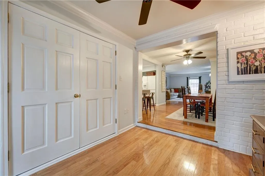 Hardwood floors throughout main rooms