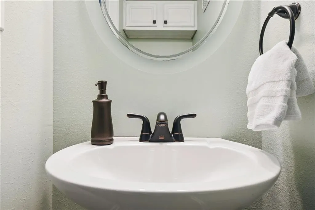 Half bathroom with sink