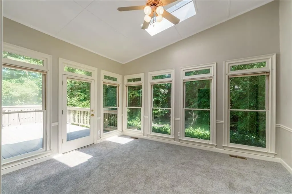 Enjoy the sunroom all year long. Also perfect for a playroom or another office. Enjoy the sunroom all year long. Also perfect for a playroom or another office.