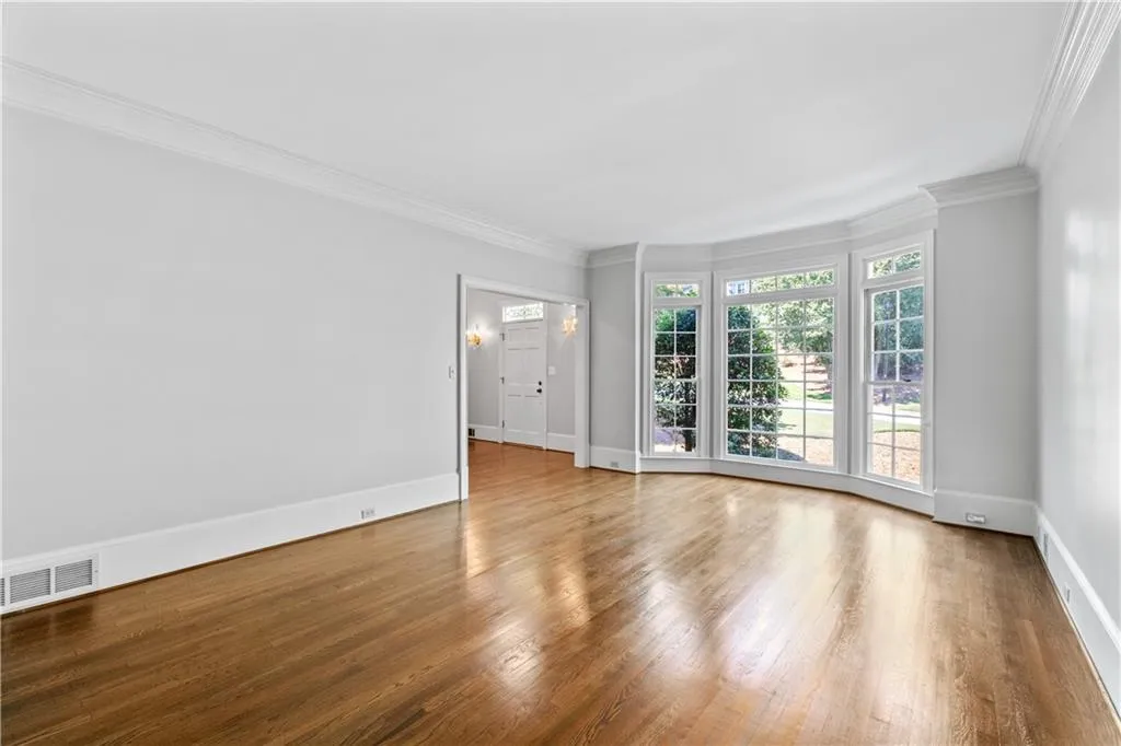 Living room is open to the dining room and perfect for entertaining Living room is open to the dining room and perfect for entertaining