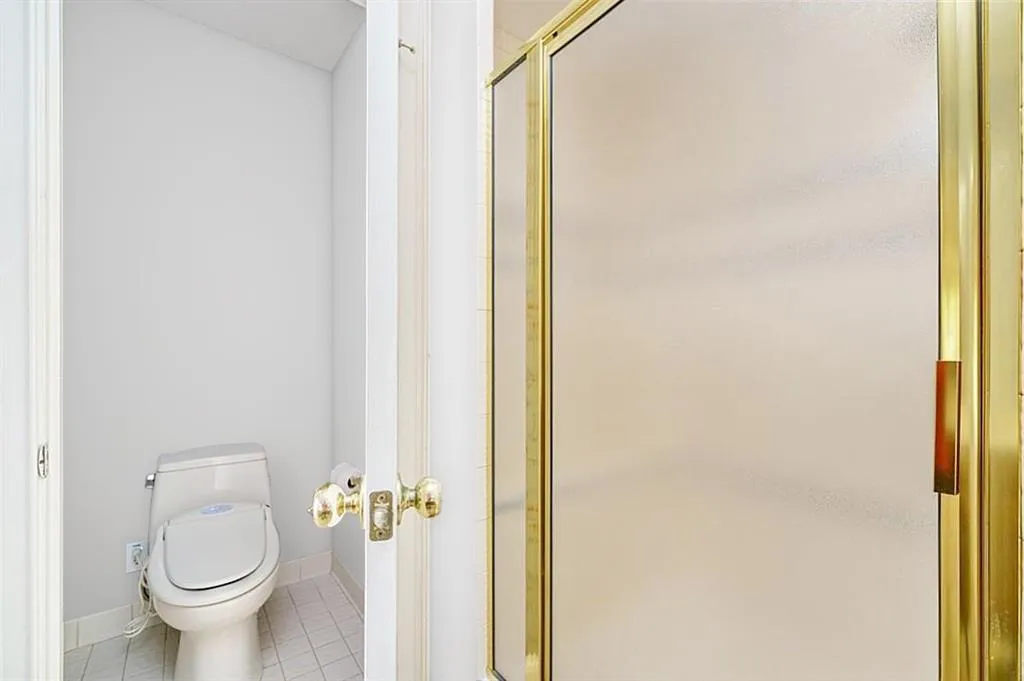 Primary bath water closet offers a bidet toilet. Primary bath water closet offers a bidet toilet.