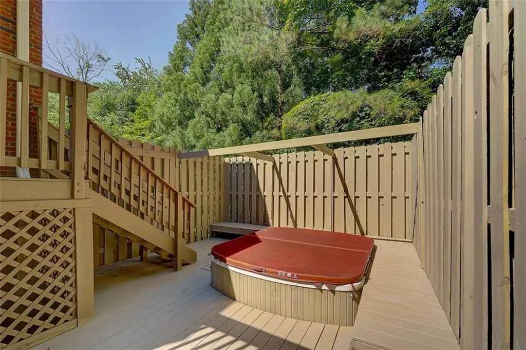 Soak in your hot tub in privacy Soak in your hot tub in privacy