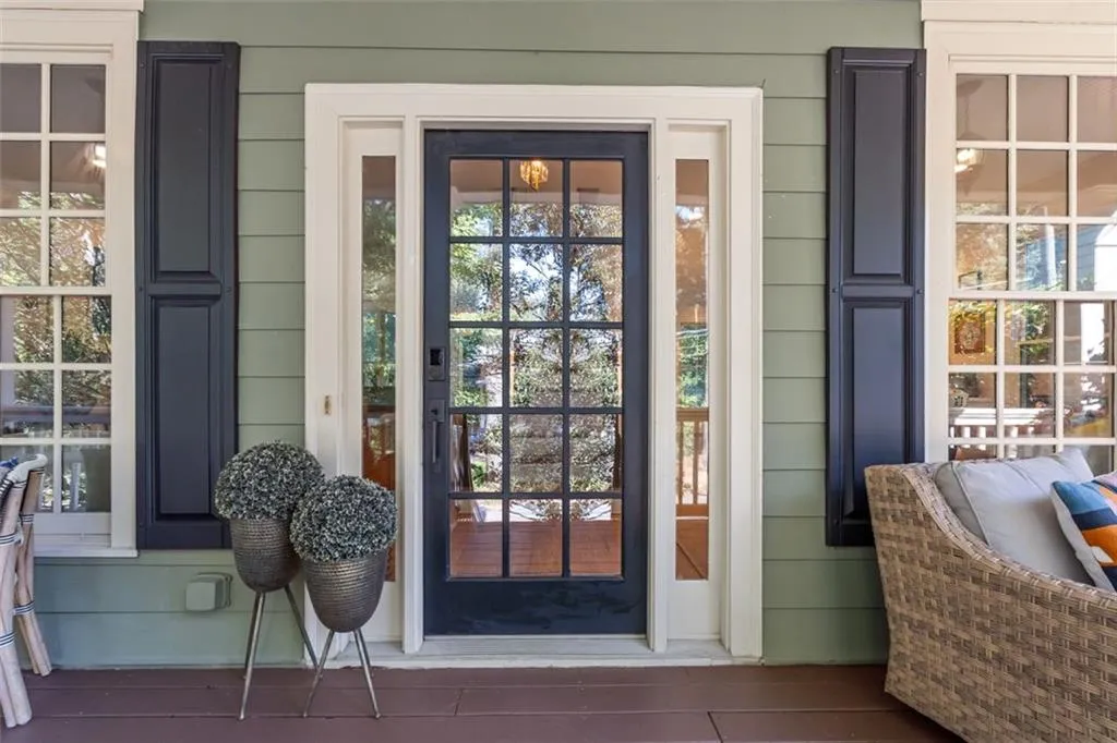 This gorgeous front porch is great year round.