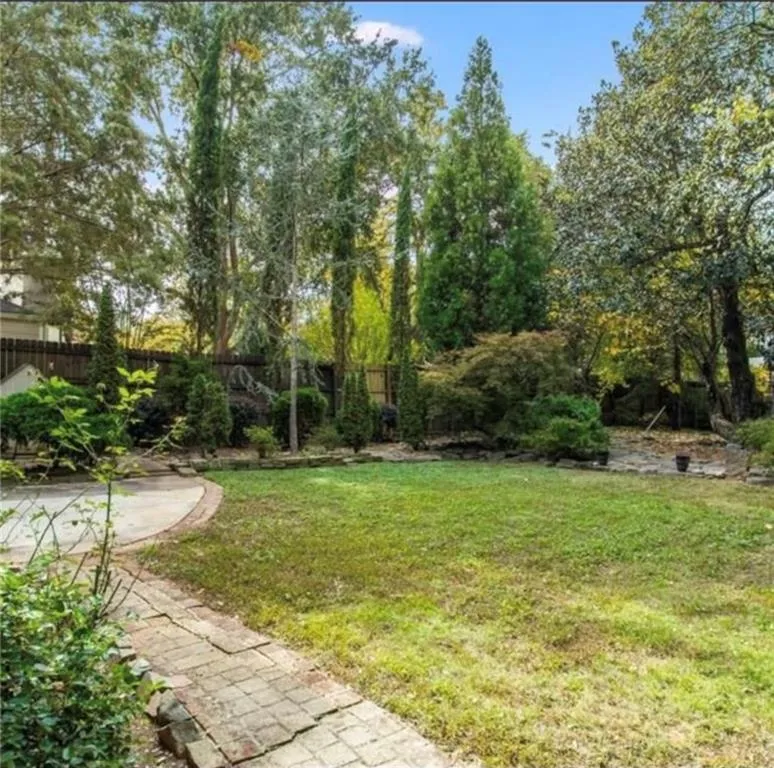 View of yard