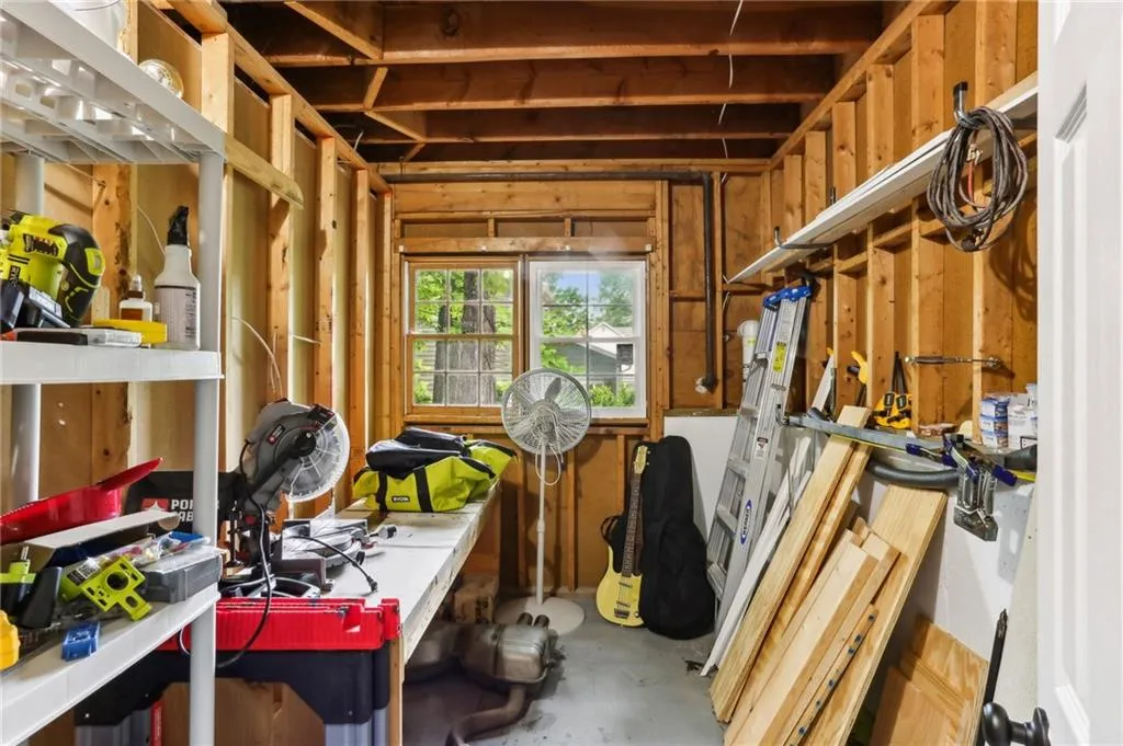 View of storage room