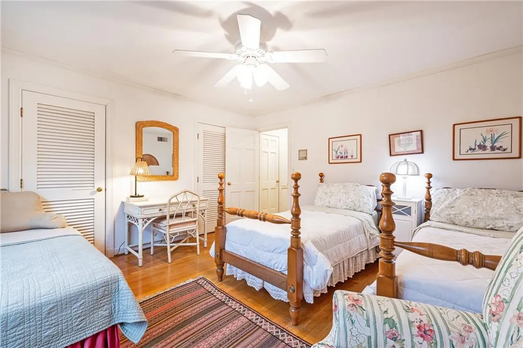 Guest bedroom on upper level